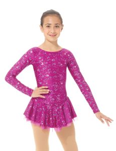 Shimmery figure skating dress