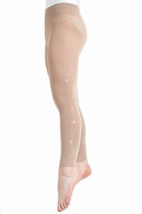 Tights adorned with Swarovski quality crystals