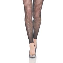 Double fishnet footless tights