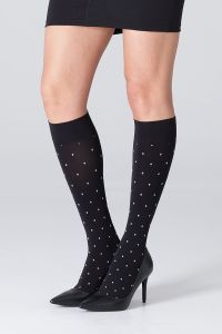 Microfiber Knee-High with white dot