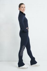 Leggings with wide comfort waistband