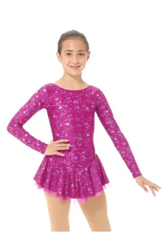 Shimmery figure skating dress