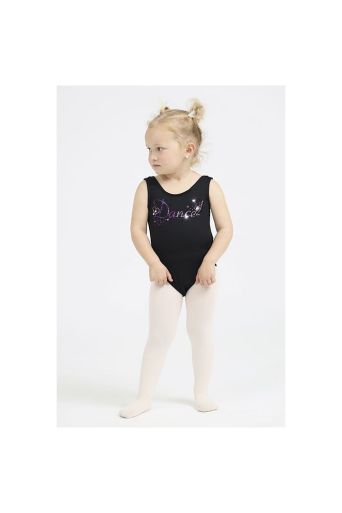 Tank Leotard with glittering appliqué - Performance/Dance