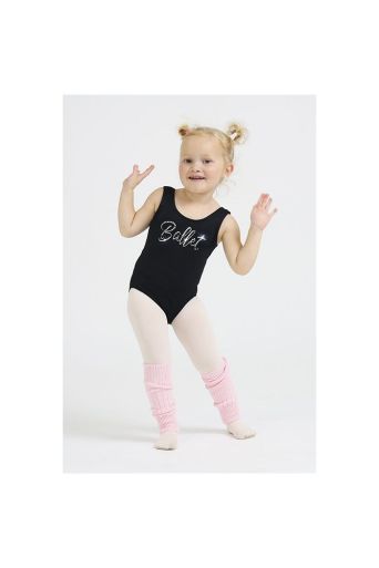 Tank Leotard with glittering appliqué - Ballet