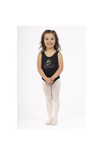 Essential glittering appliqué Leotard
